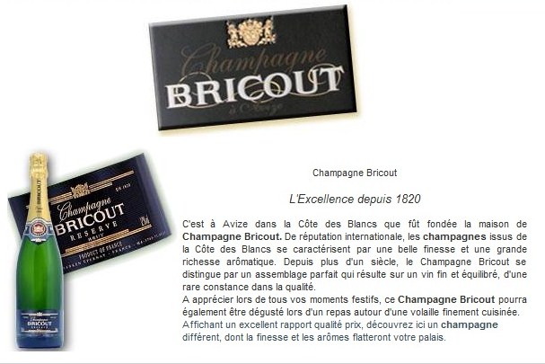 Publicit Bricout chez Cdiscount.com